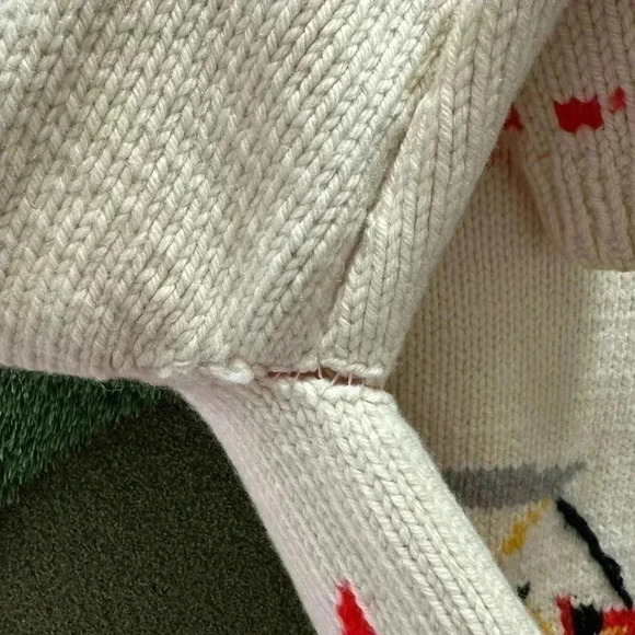 Vintage 1970s Wagon Cowichan Sweater Small - Picture 7 of 9